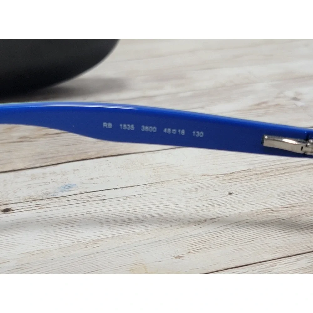 Ray-Ban RB1535 3600 Kids Eyeglasses Frames Black Blue 48-16-130 1132 w Hard Case